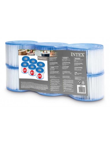 Filter cartridge S1 voor Intex opblaasbare spa (6 stuks)