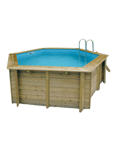 Piscine bois Ubbink Azura Ø 410 x H 120 cm