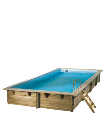 Piscine bois Ubbink Azura 505 x 350 x H 126 cm