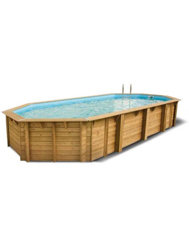 Piscine bois Ubbink Azura 750 x 400 x H 130 cm