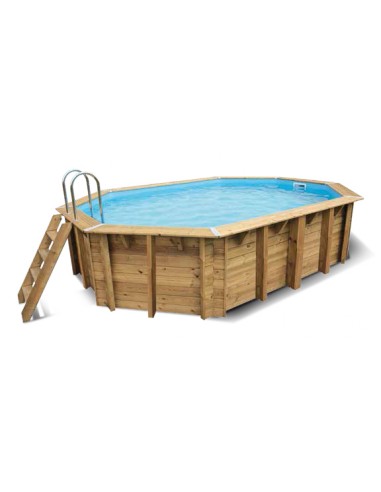 Piscine bois Ubbink Océa 550 x 355 x H 120 cm