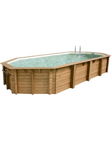 Piscine bois Ubbink Océa 860 x 470 x H 130 cm