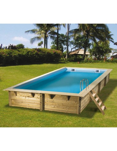 Piscine bois Ubbink Linéa 650 x 350 x H 140 cm