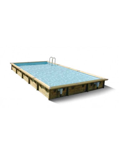 Piscine bois Ubbink Linéa 800 x 500 x H 140 cm