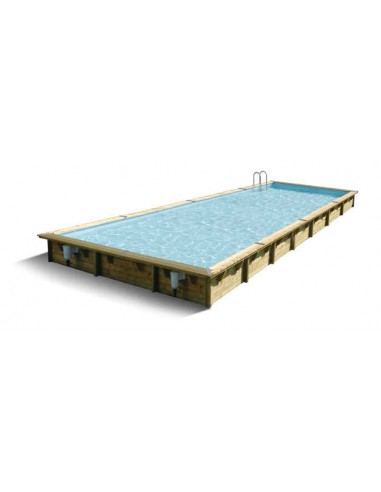 Piscine bois Ubbink Linéa 1100 x 500 x H 140 cm