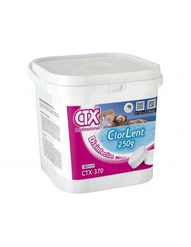 Chlore lent galet de 250 g - 5 Kg CTX-370 ( CTX-373)