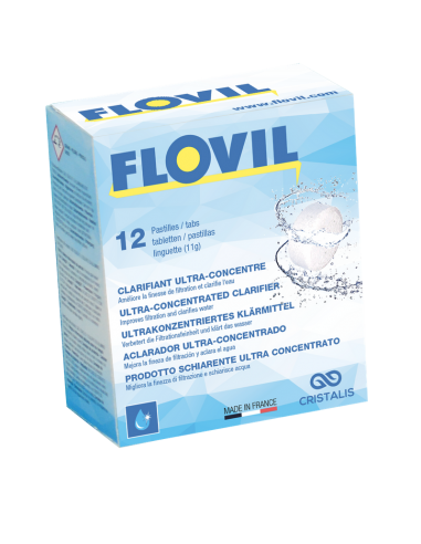 Clarifiant Flovil - Floculant 12 x 11g